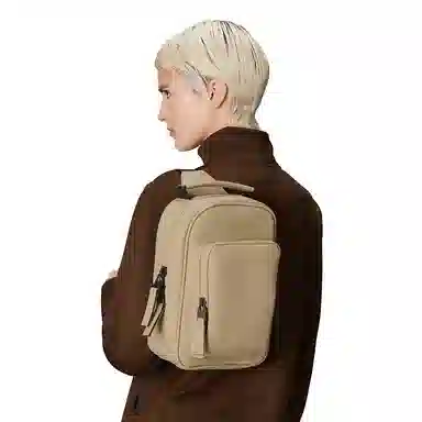 Rains Crossbody Bag Black/Sand Brown