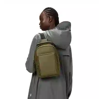 Rains Crossbody Bag Black/Sand Brown