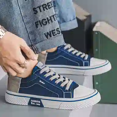 BAKE Classic Low Canvas Sneakers