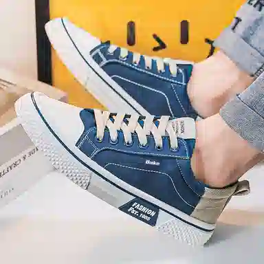 BAKE Classic Low Canvas Sneakers