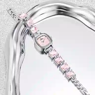 LIBER AEDON Ice Sugar Square Quartz Watch