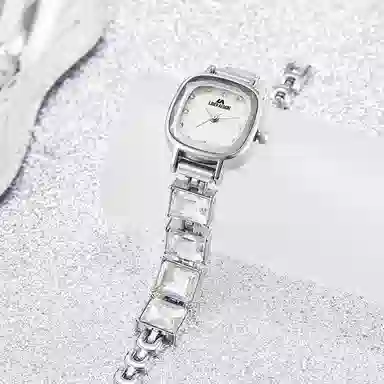 LIBER AEDON Ice Sugar Square Quartz Watch