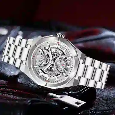 LIBER AEDON Trendy Quartz Steel Strap Black Dial