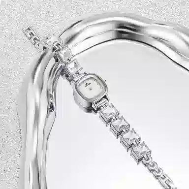 LIBER AEDON Ice Sugar Square Quartz Watch