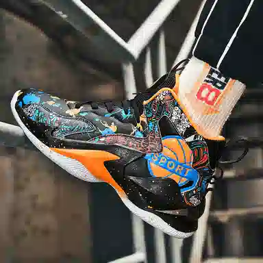 WAVECREST High-Top Basketball Shoes