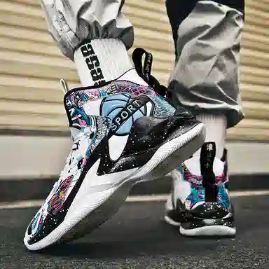 WAVECREST High-Top Basketball Shoes