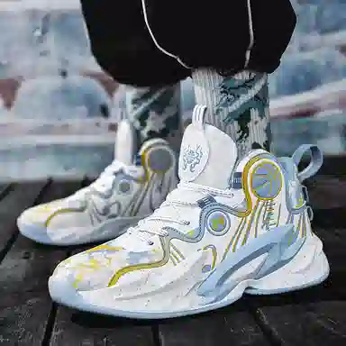 WAVECREST High-Top Basketball Sneakers