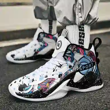 WAVECREST High-Top Basketball Shoes