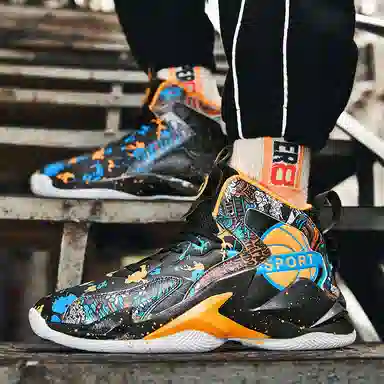 WAVECREST High-Top Basketball Shoes