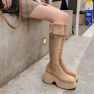 JIUXINGDAO Over-the-Knee Boots