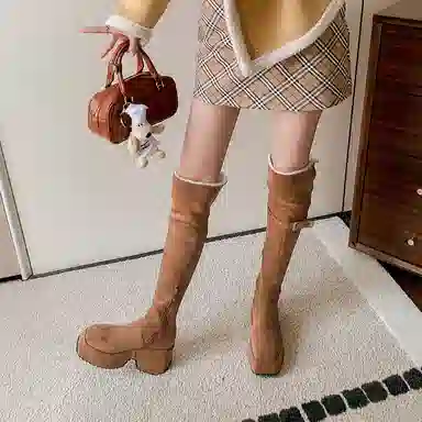 JIUXINGDAO Over-the-Knee Boots