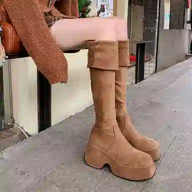 JIUXINGDAO Over-the-Knee Boots