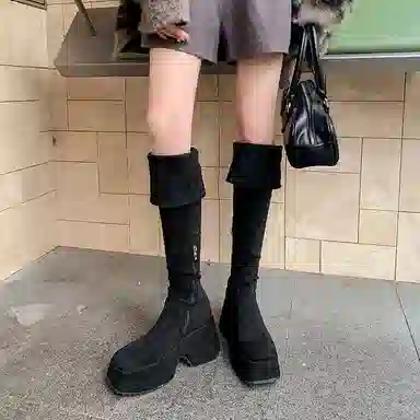JIUXINGDAO Over-the-Knee Boots