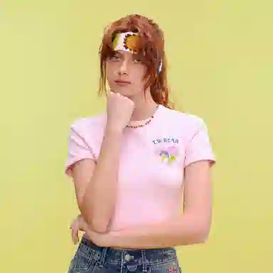 Teenie Weenie smiley T