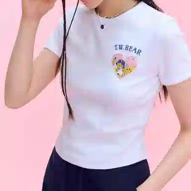 Teenie Weenie smiley T