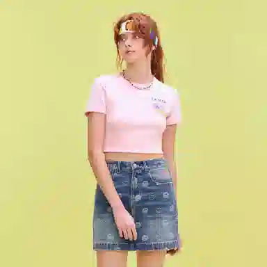 Teenie Weenie smiley T