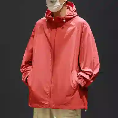 顶峰保罗 无性别主义冰丝防紫外线连帽夹克外套轻薄透气皮肤衣户外运动登山钓鱼防晒服 男女同款