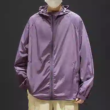 顶峰保罗 无性别主义冰丝防紫外线连帽夹克外套轻薄透气皮肤衣户外运动登山钓鱼防晒服 男女同款