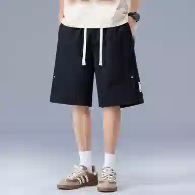 顶峰保罗 潮流痞帅五分工装跑步篮球沙滩裤无性别主义中裤宽松大码运动时尚百搭设计感休闲短裤 男女同款