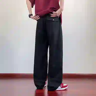 悍戈 秋季时节 美式高街风格青少年宽松透气休闲工装裤大集合牛仔裤 男女同款