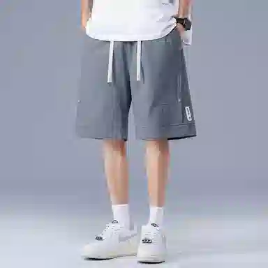 顶峰保罗 潮流痞帅五分工装跑步篮球沙滩裤无性别主义中裤宽松大码运动时尚百搭设计感休闲短裤 男女同款