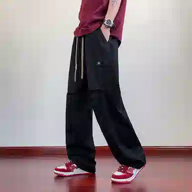 悍戈 秋季时节 美式高街风格青少年宽松透气休闲工装裤大集合牛仔裤 男女同款