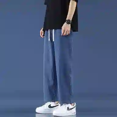 布客行 多风格融合垂坠感显高显瘦直筒长裤牛仔裤 男女同款