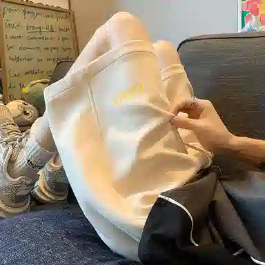 顶峰保罗 纯色简约百搭字母印花直筒五分裤美式复古潮牌宽松小众高街痞帅舒适休闲短裤 男女同款