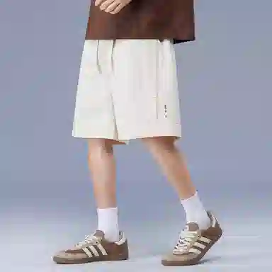 顶峰保罗 潮流痞帅五分工装跑步篮球沙滩裤无性别主义中裤宽松大码运动时尚百搭设计感休闲短裤 男女同款