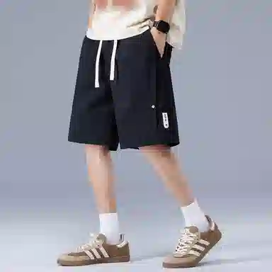 顶峰保罗 潮流痞帅五分工装跑步篮球沙滩裤无性别主义中裤宽松大码运动时尚百搭设计感休闲短裤 男女同款