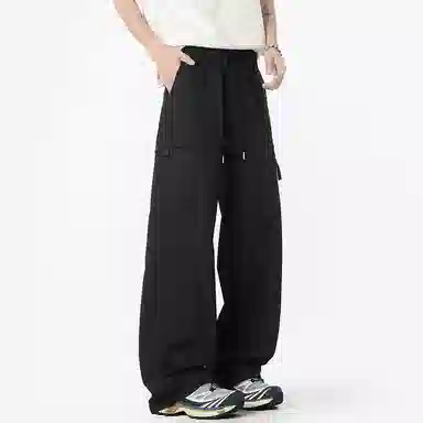 顶峰保罗 美式工装裤直筒阔腿裤多口袋机能速干凉感亲肤透气休闲裤 男女同款