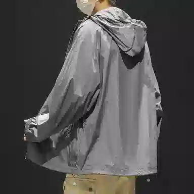 顶峰保罗 无性别主义冰丝防紫外线连帽夹克外套轻薄透气皮肤衣户外运动登山钓鱼防晒服 男女同款