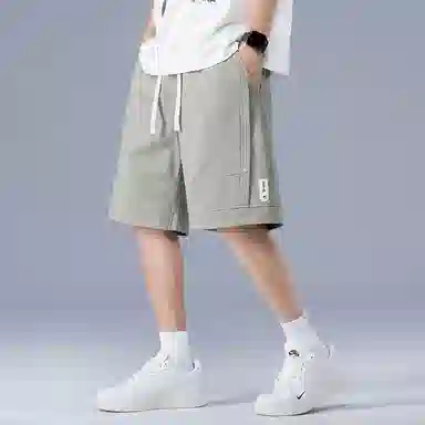 顶峰保罗 潮流痞帅五分工装跑步篮球沙滩裤无性别主义中裤宽松大码运动时尚百搭设计感休闲短裤 男女同款