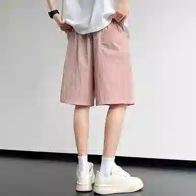 顶峰保罗 无性别主义多巴胺薄款五分裤潮牌速干宽松户外透气亲肤松紧腰抽绳时尚百搭休闲短裤 男女同款