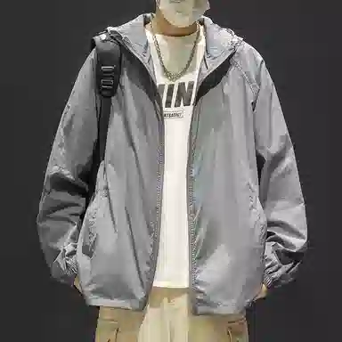 顶峰保罗 无性别主义冰丝防紫外线连帽夹克外套轻薄透气皮肤衣户外运动登山钓鱼防晒服 男女同款