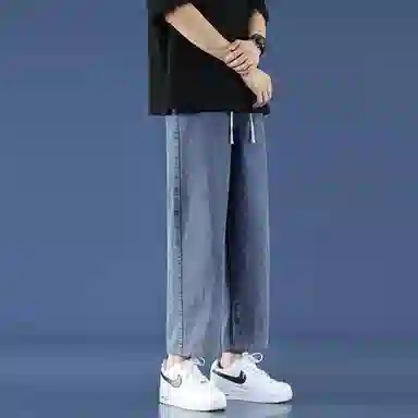 布客行 多风格融合垂坠感显高显瘦直筒长裤牛仔裤 男女同款