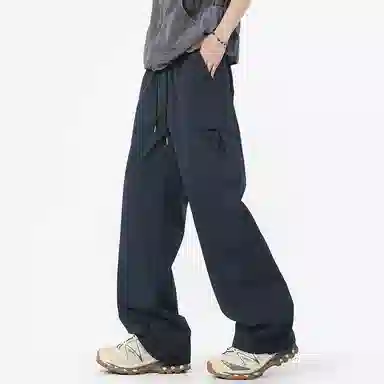 顶峰保罗 美式工装裤直筒阔腿裤多口袋机能速干凉感亲肤透气休闲裤 男女同款