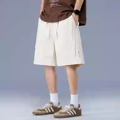 顶峰保罗 潮流痞帅五分工装跑步篮球沙滩裤无性别主义中裤宽松大码运动时尚百搭设计感休闲短裤 男女同款