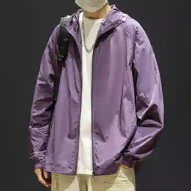 顶峰保罗 无性别主义冰丝防紫外线连帽夹克外套轻薄透气皮肤衣户外运动登山钓鱼防晒服 男女同款