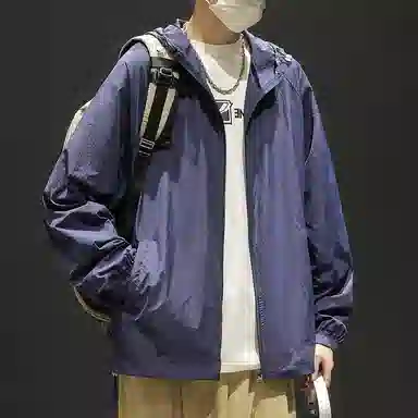 顶峰保罗 无性别主义冰丝防紫外线连帽夹克外套轻薄透气皮肤衣户外运动登山钓鱼防晒服 男女同款