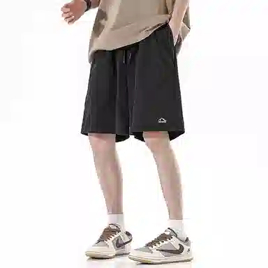 顶峰保罗 无性别主义多巴胺薄款五分裤潮牌速干宽松户外透气亲肤松紧腰抽绳时尚百搭休闲短裤 男女同款