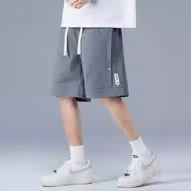 顶峰保罗 潮流痞帅五分工装跑步篮球沙滩裤无性别主义中裤宽松大码运动时尚百搭设计感休闲短裤 男女同款