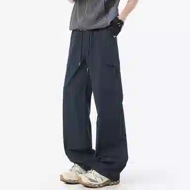 顶峰保罗 美式工装裤直筒阔腿裤多口袋机能速干凉感亲肤透气休闲裤 男女同款