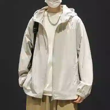 顶峰保罗 无性别主义冰丝防紫外线连帽夹克外套轻薄透气皮肤衣户外运动登山钓鱼防晒服 男女同款