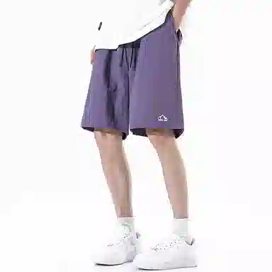 顶峰保罗 无性别主义多巴胺薄款五分裤潮牌速干宽松户外透气亲肤松紧腰抽绳时尚百搭休闲短裤 男女同款