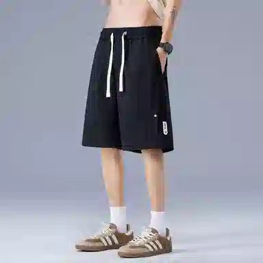 顶峰保罗 潮流痞帅五分工装跑步篮球沙滩裤无性别主义中裤宽松大码运动时尚百搭设计感休闲短裤 男女同款