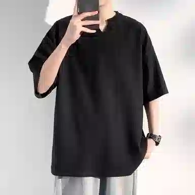 Dingfeng Paul Ice Silk V-Neck Tee