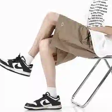 顶峰保罗 无性别主义多巴胺薄款五分裤潮牌速干宽松户外透气亲肤松紧腰抽绳时尚百搭休闲短裤 男女同款