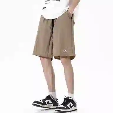 顶峰保罗 无性别主义多巴胺薄款五分裤潮牌速干宽松户外透气亲肤松紧腰抽绳时尚百搭休闲短裤 男女同款