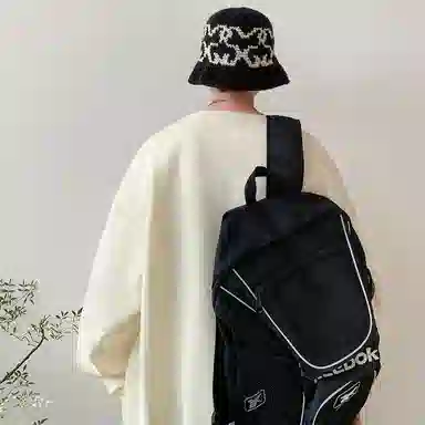 顶峰保罗  美式复古纯色高级设计感休闲大码运动上衣无性别主义直筒宽松百搭简约潮牌圆领卫衣 男女同款